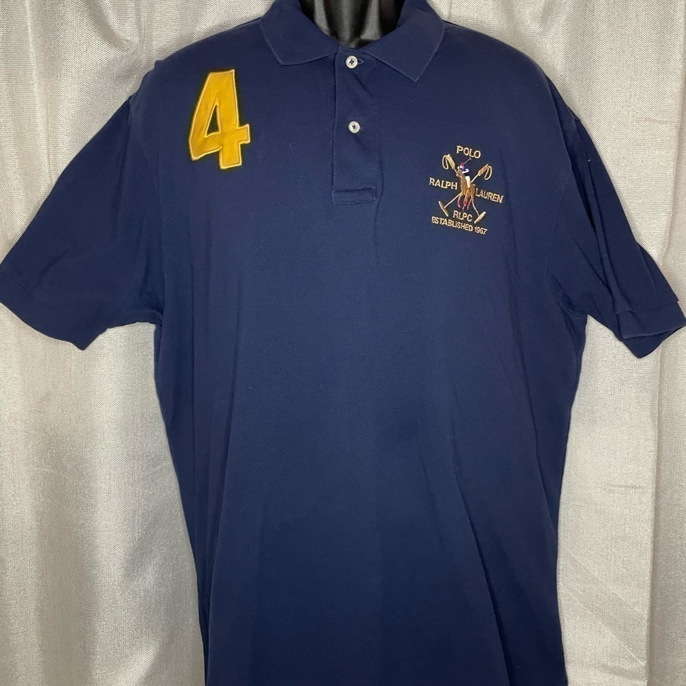 Polo Ralph Lauren Men's Cotton Mesh Polo Shirt blue RLPC Size XL.‌‌‌‌‌‌‌‌‌‌‌‌ - Picture 3 of 11